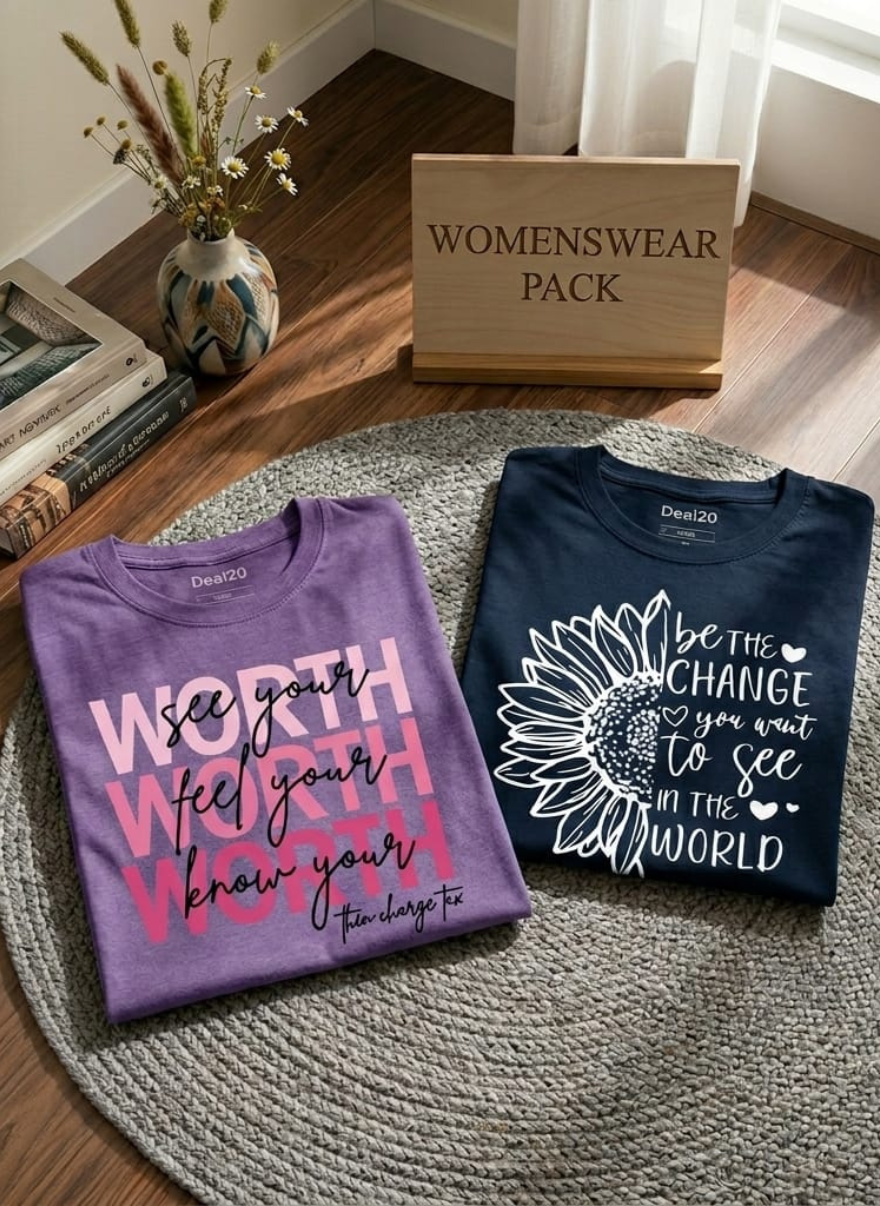 Aesthetic Women’s Soft Cotton Tee Collection