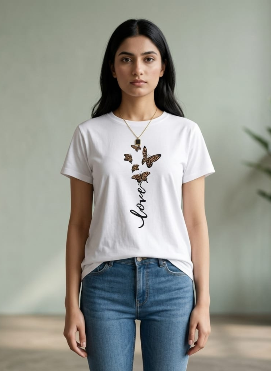 Stylish Women’s Cotton Printed Tee Pack