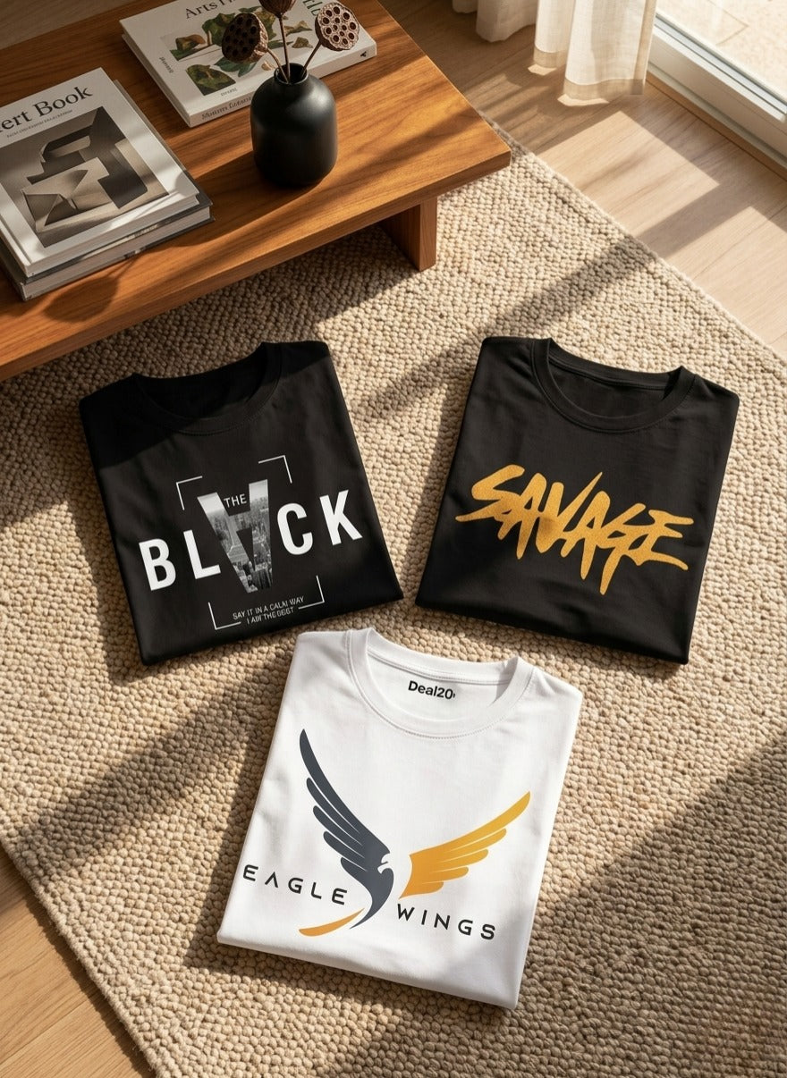 Urban Legend Men’s T-Shirt Pack – Premium Graphic Collection