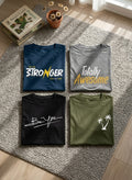 Men’s Summer Comfort T-Shirt Bundle (Pack of 4) – Premium Graphic Tees