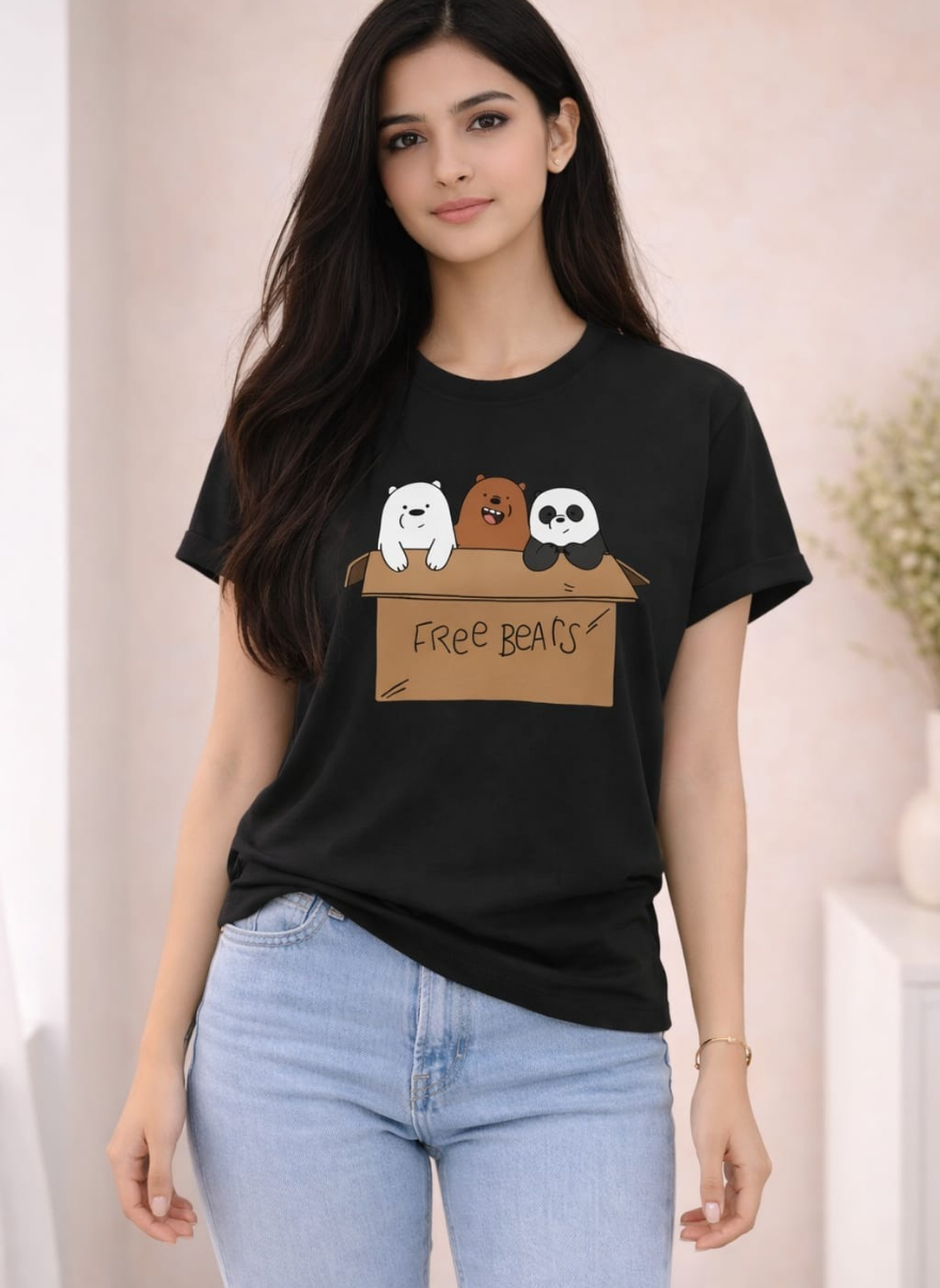Women’s Aesthetic Printed Tee Bundle – Soft Everyday Fashion Pack